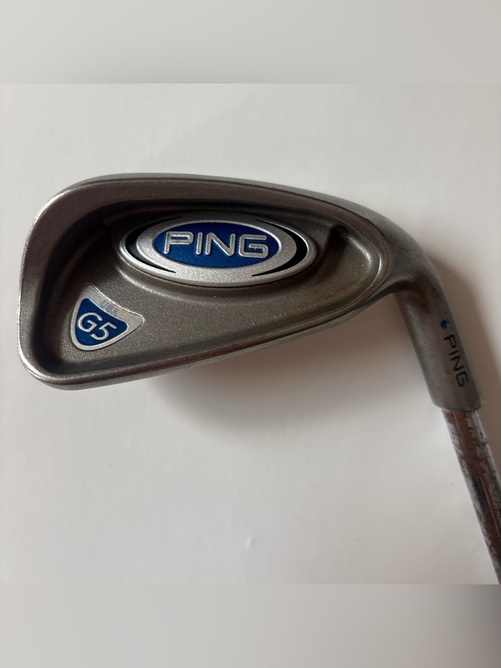 Ping G5 Blue Dot 7 Iron Regular Flex Steel Shaft Right Hand RH 35.5β